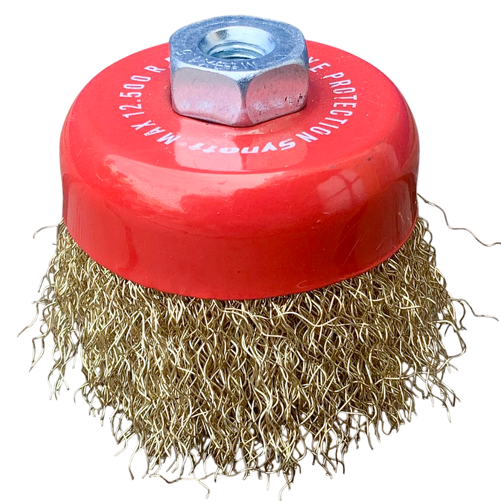 SYNOTT Wire Cup Brush 3 Inch - CRIMPED